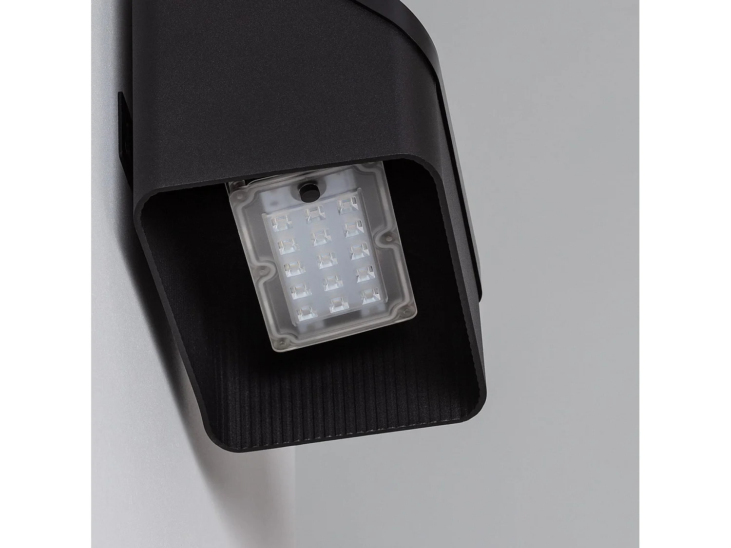 Applique da Parete LED Solare Alluminio Per Esterni con Sensore di Movimento Radar Namib 4000K Bianco Naturale