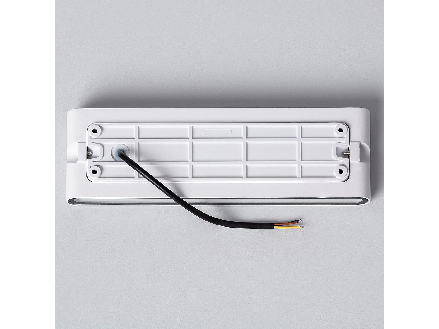 Applique Murale Extérieure LED 20W Aluminium Rectangulaire Éclairage Double Face Blanche 4000K Blanc neutre