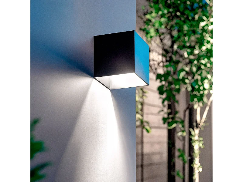 Aplique de Pared Exterior Solar LED 2W con Detector de Movimiento Radar Eros 4000K Blanco Neutro