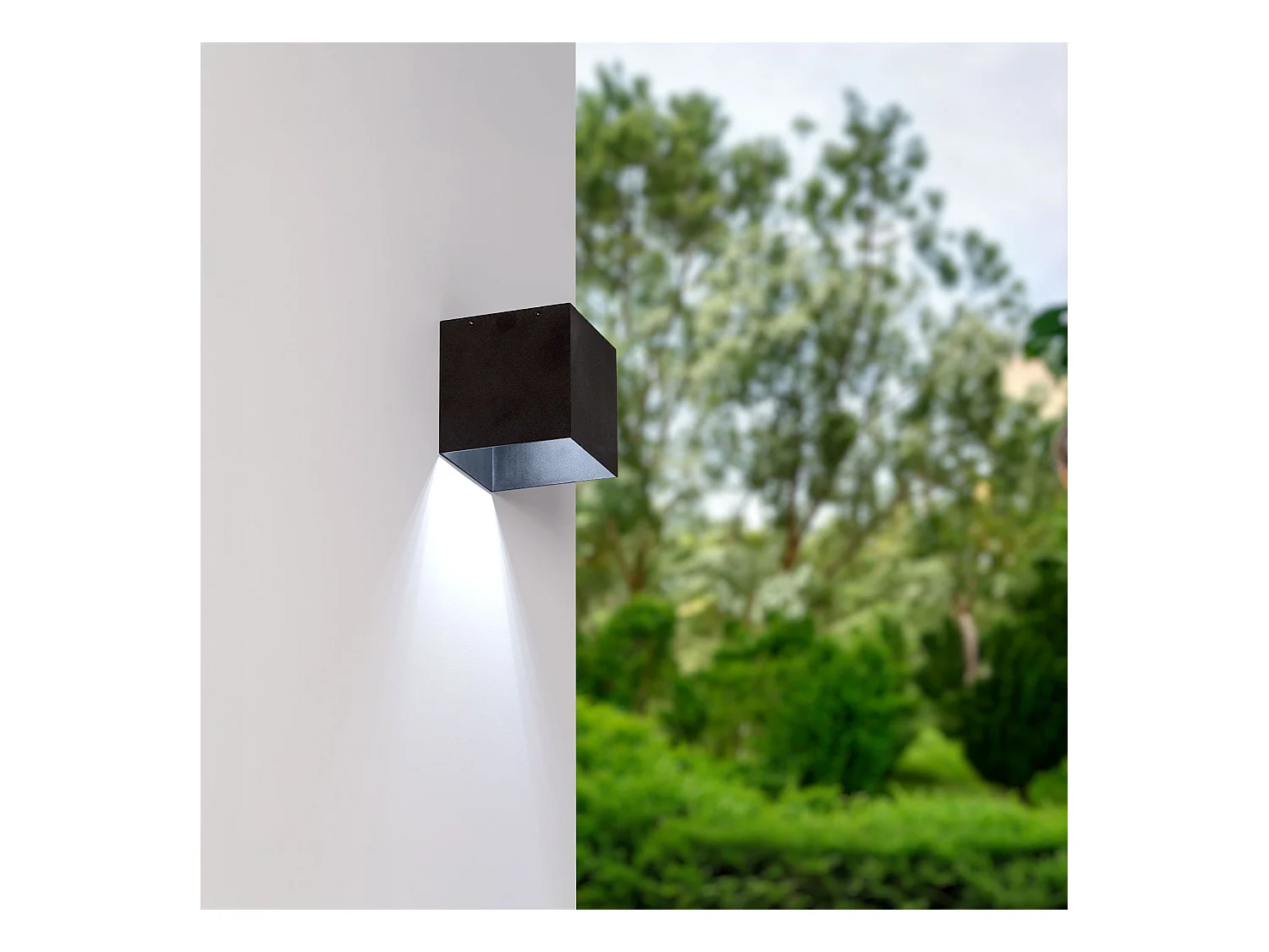 Applique Murale LED Extérieure Solaire Eros avec Détecteur de Mouvement Radar IP65 4000K Blanc neutre