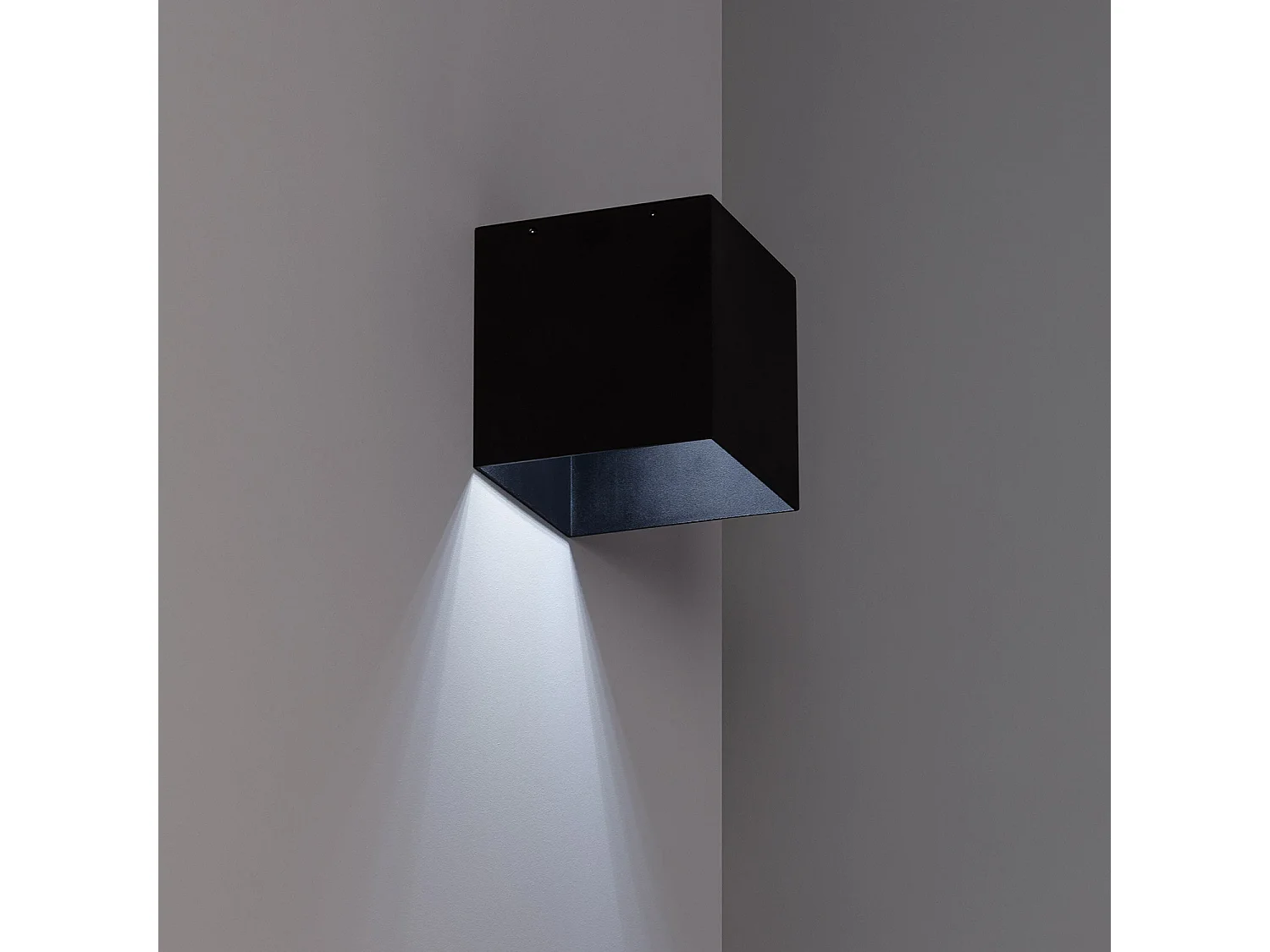 Applique Murale LED Extérieure Solaire Eros en Aluminium avec Détecteur de Mouvement Radar IP65 4000K Blanc neutre