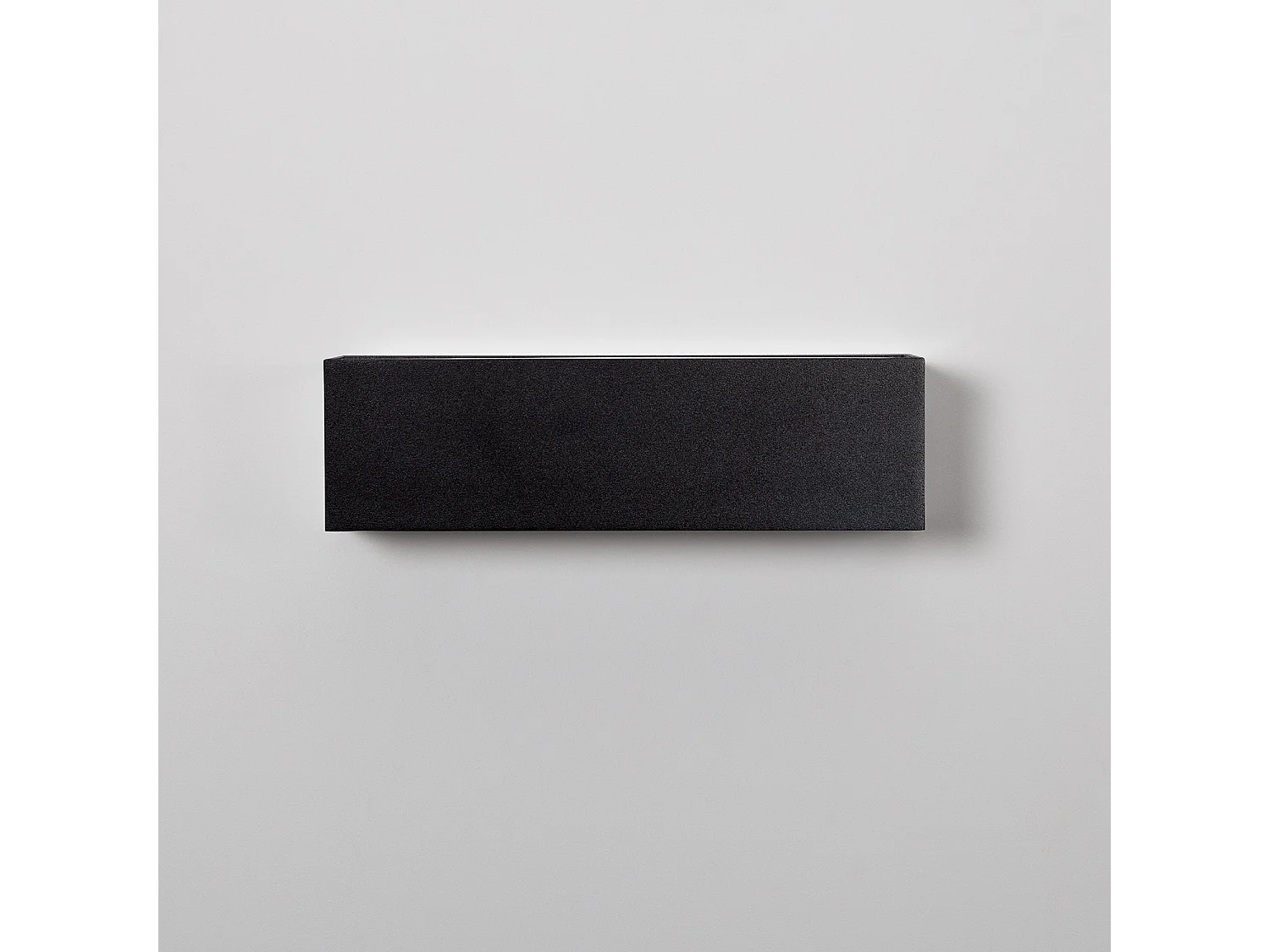 Applique Murale Extérieure LED 10W Aluminium Éclairage Double Face Rectangulaire Noir Lena 2700K Blanc chaud