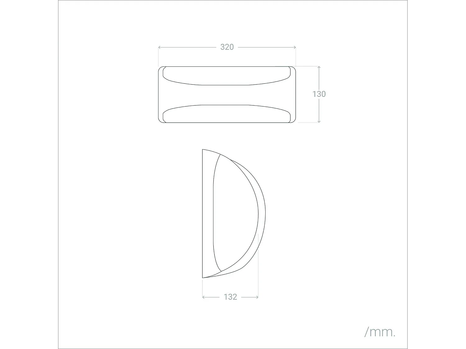Applique Murale LED Extérieure 12W Venus 4000K Blanc neutre