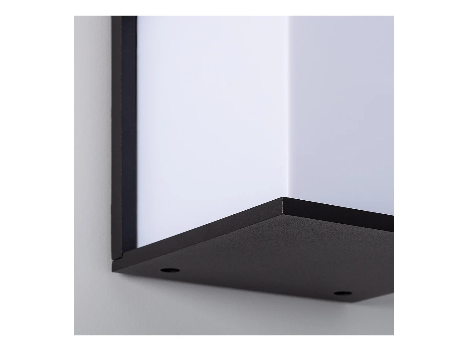Aplique de Pared Exterior Aluminio Daman Negro