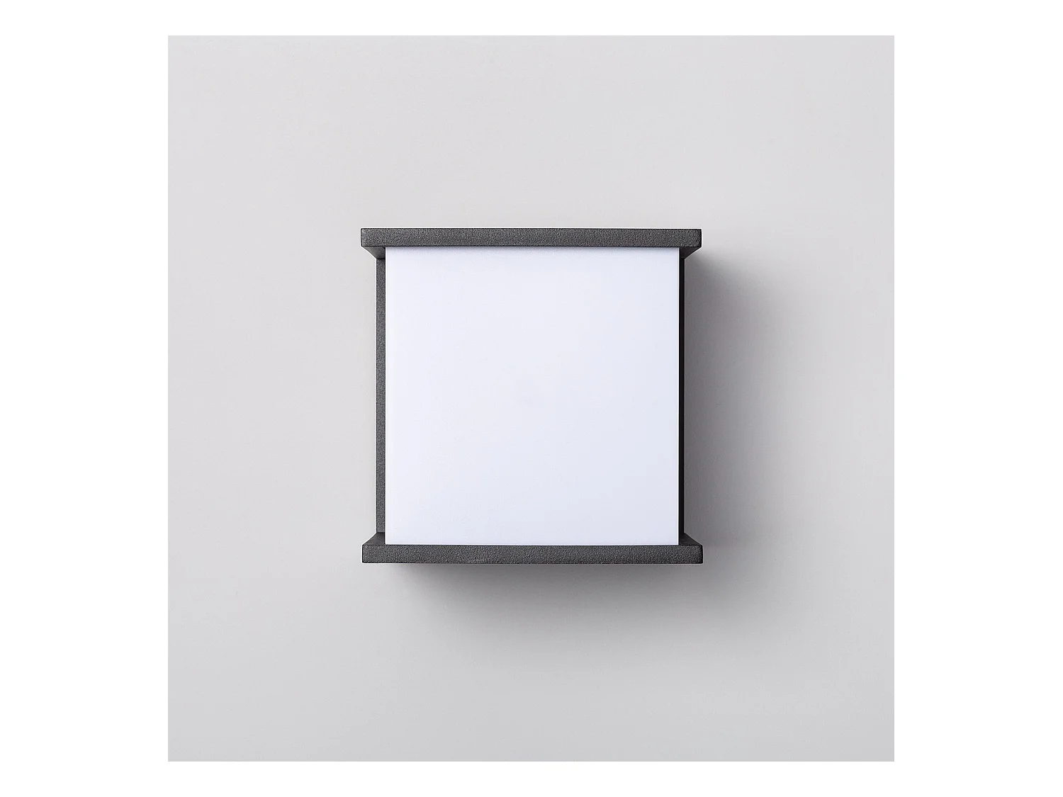 Aplique de Pared Exterior Aluminio Daman Negro