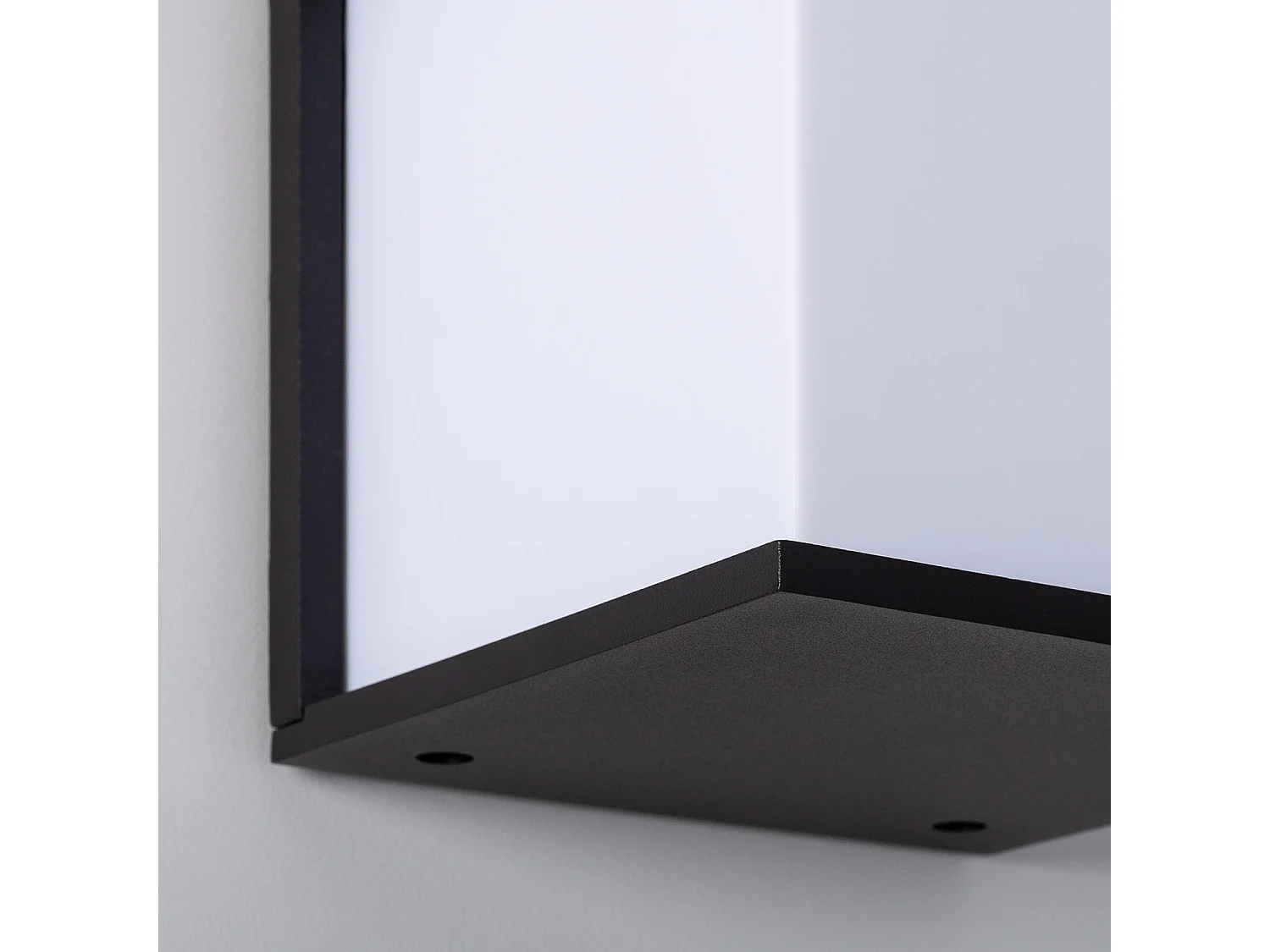 Applique Murale Extérieure Aluminium Daman Noir