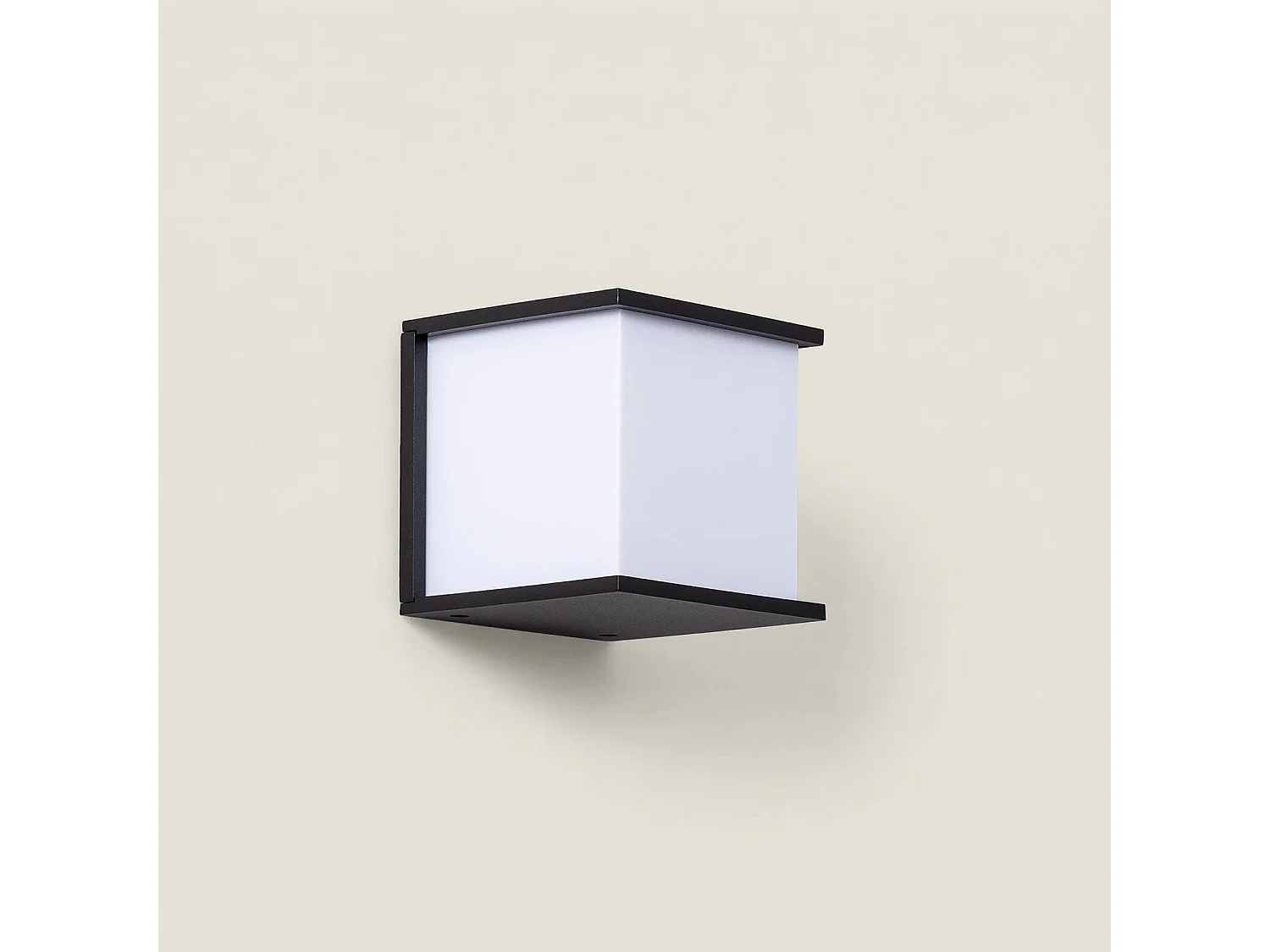 Applique Murale Extérieure Aluminium Daman Noir