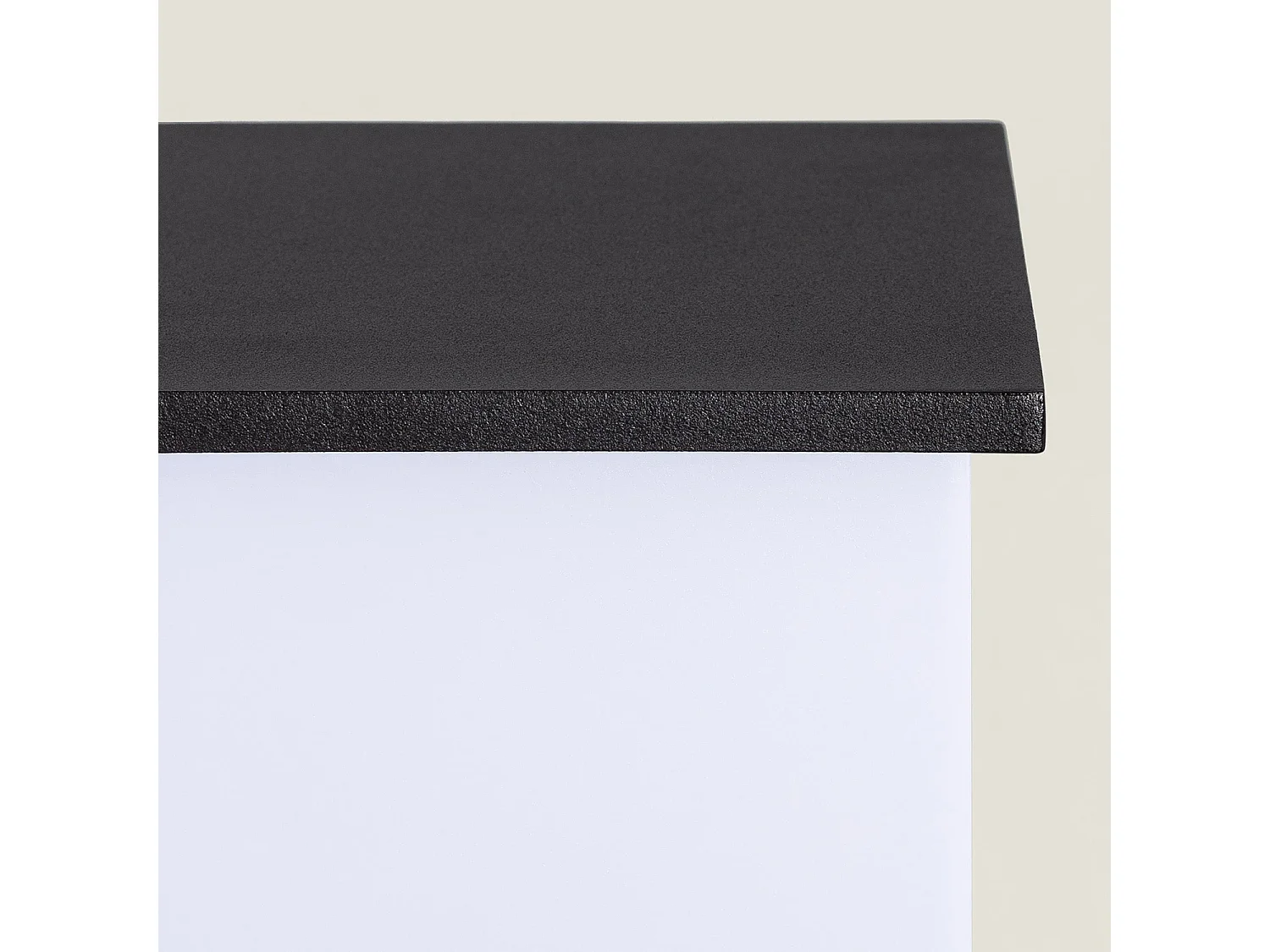 Applique Murale Extérieure Aluminium Daman Noir