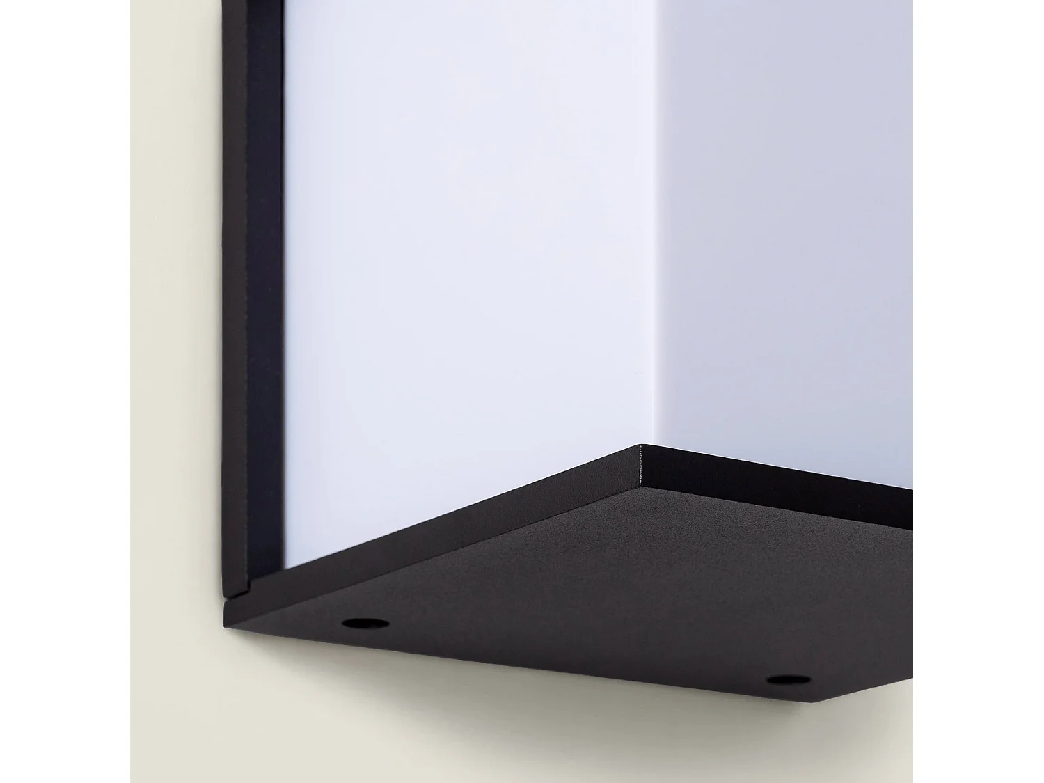 Applique Murale Extérieure Aluminium Daman Noir