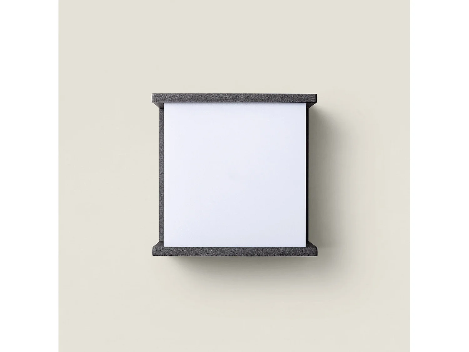 Applique Murale Extérieure Aluminium Daman Noir