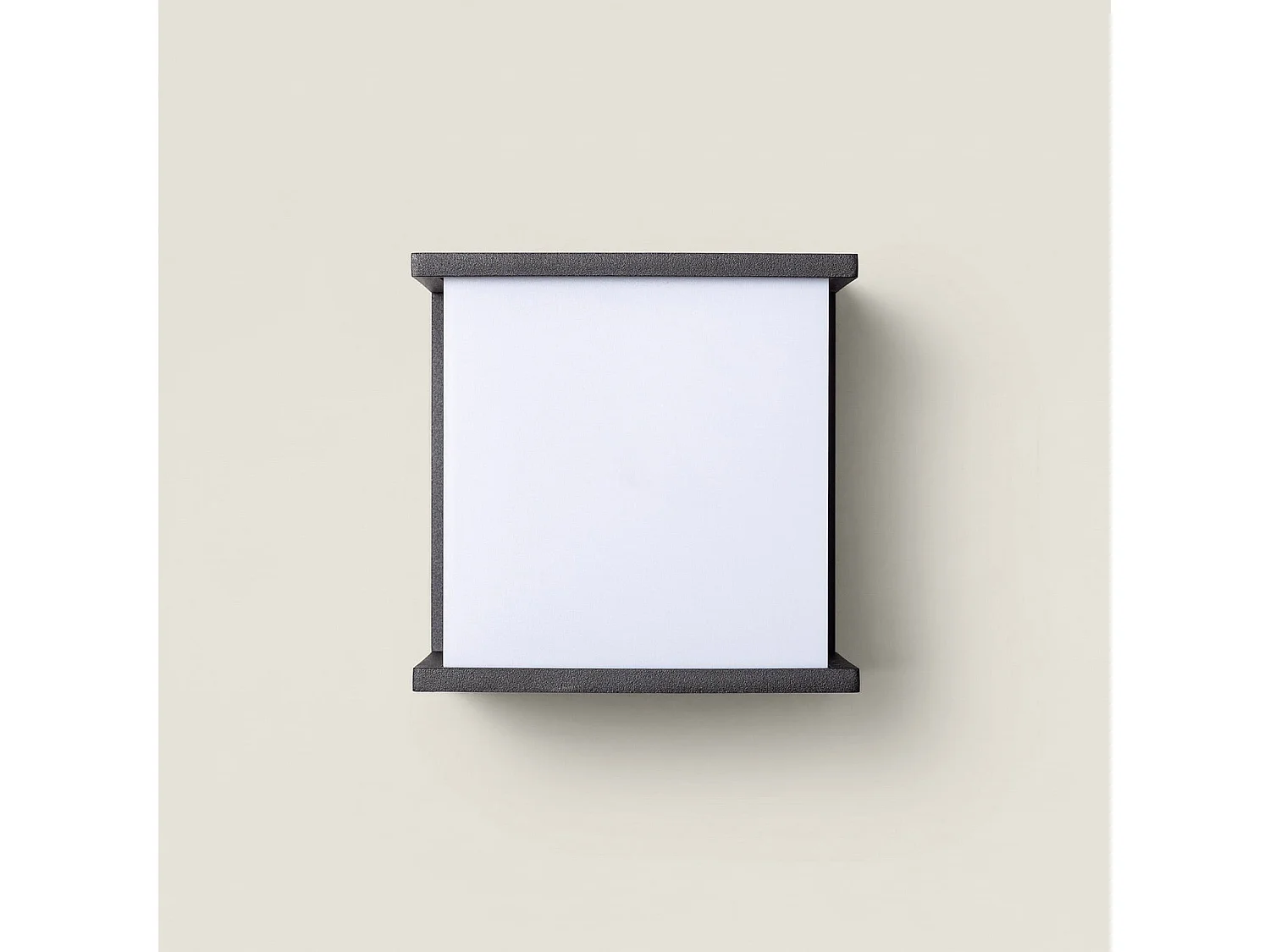 Aplique de Pared Exterior Aluminio Daman Negro