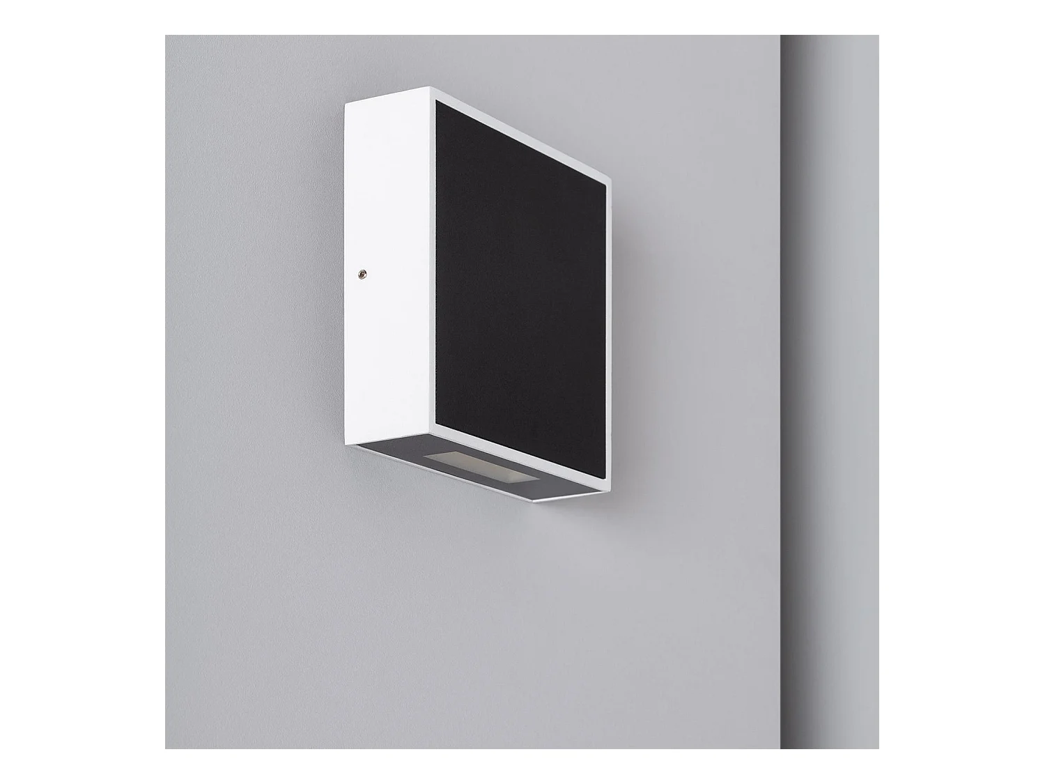 Applique da Parete LED 6W in Alluminio Roma Nero 3000K Bianco Caldo