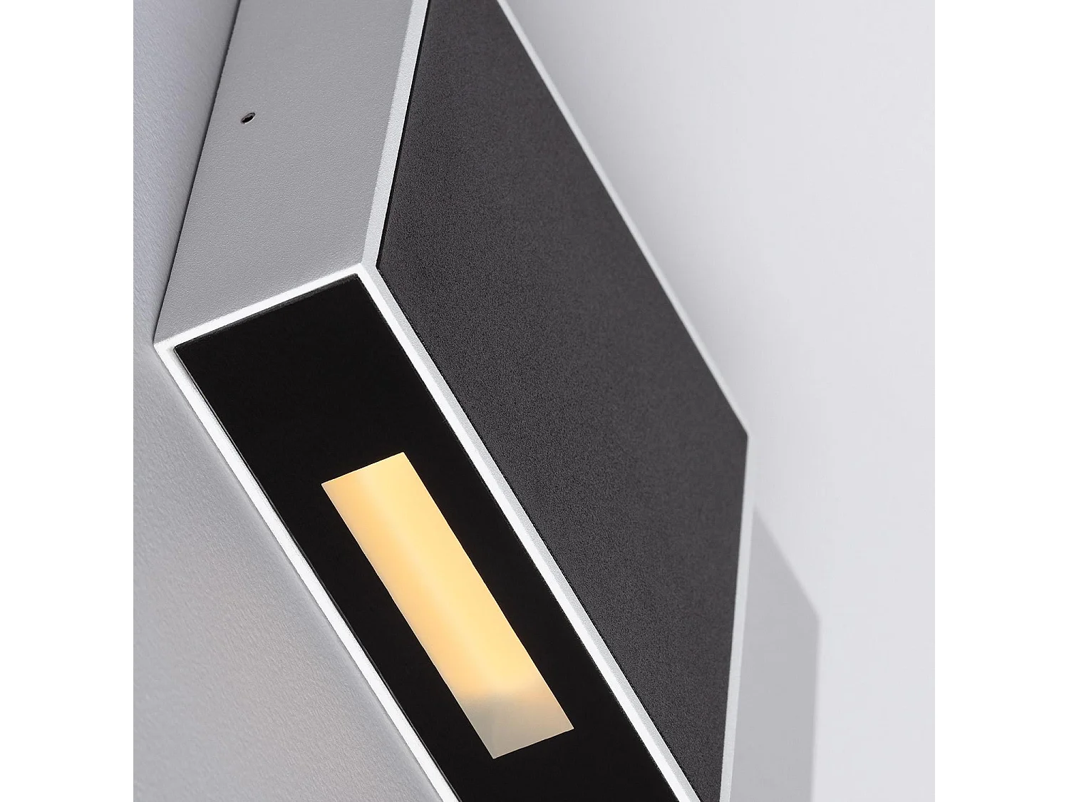 Applique Murale LED Extérieure Aluminium Roma 6W Noire 3000K Blanc chaud