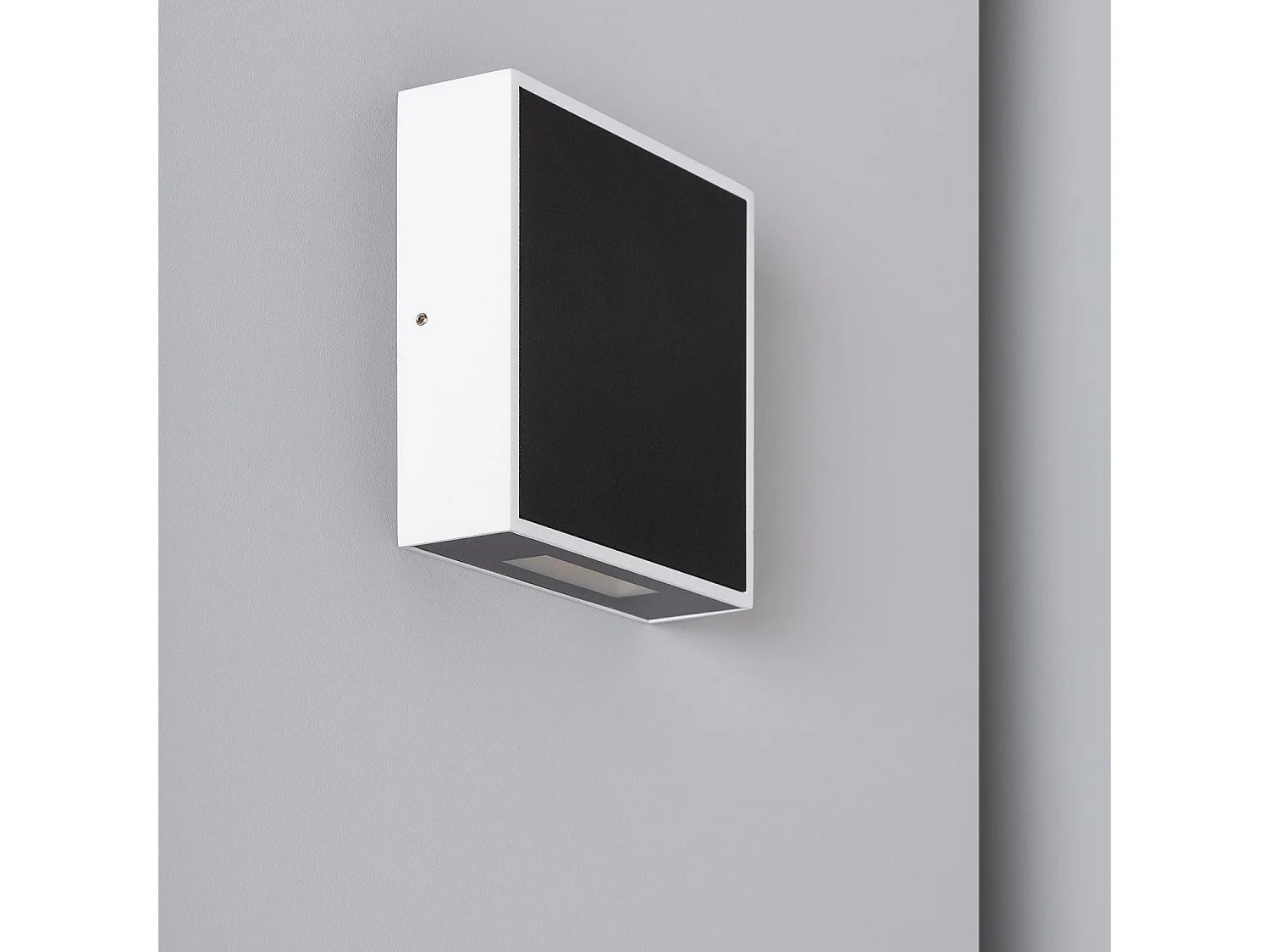 Aplique de Pared Exterior LED 6W de Aluminio Roma Negro 3000K Blanco Cálido