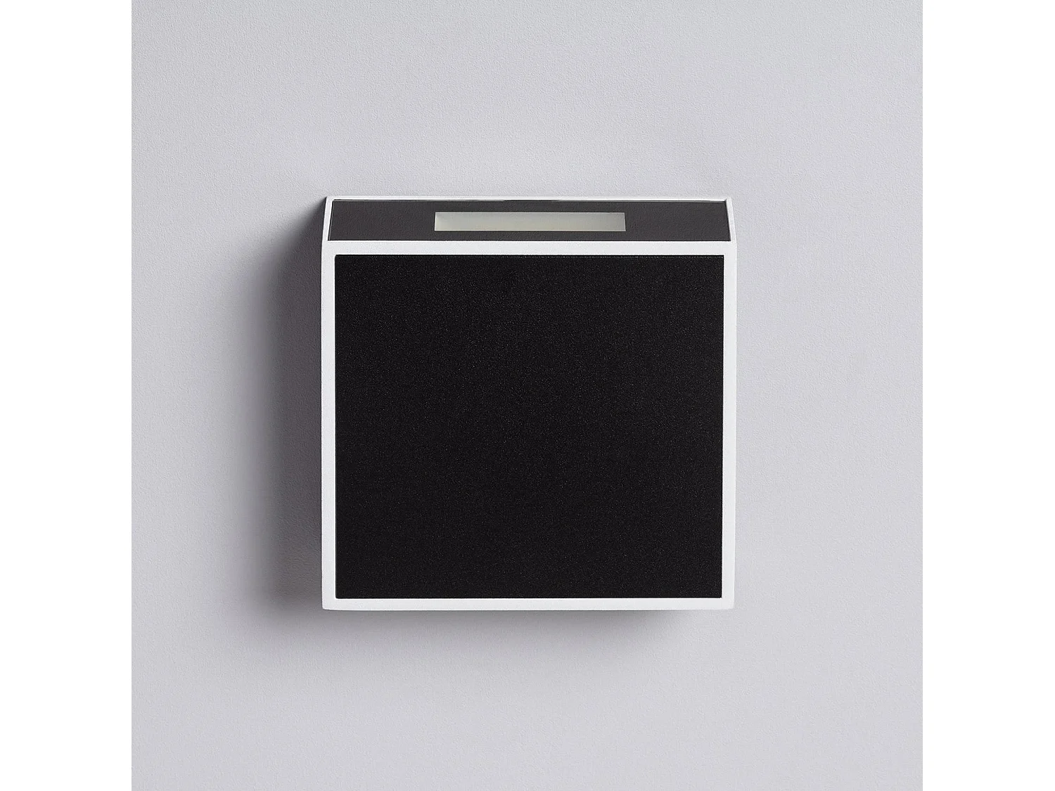 Aplique de Pared Exterior LED 6W de Aluminio Roma Negro 3000K Blanco Cálido