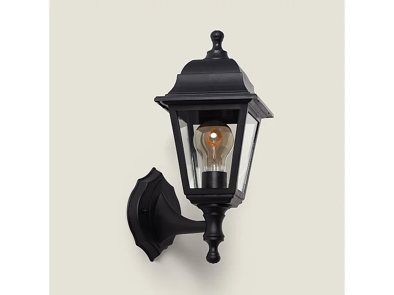 Lámpara de Pared Exterior Mini Villa Negro Negro