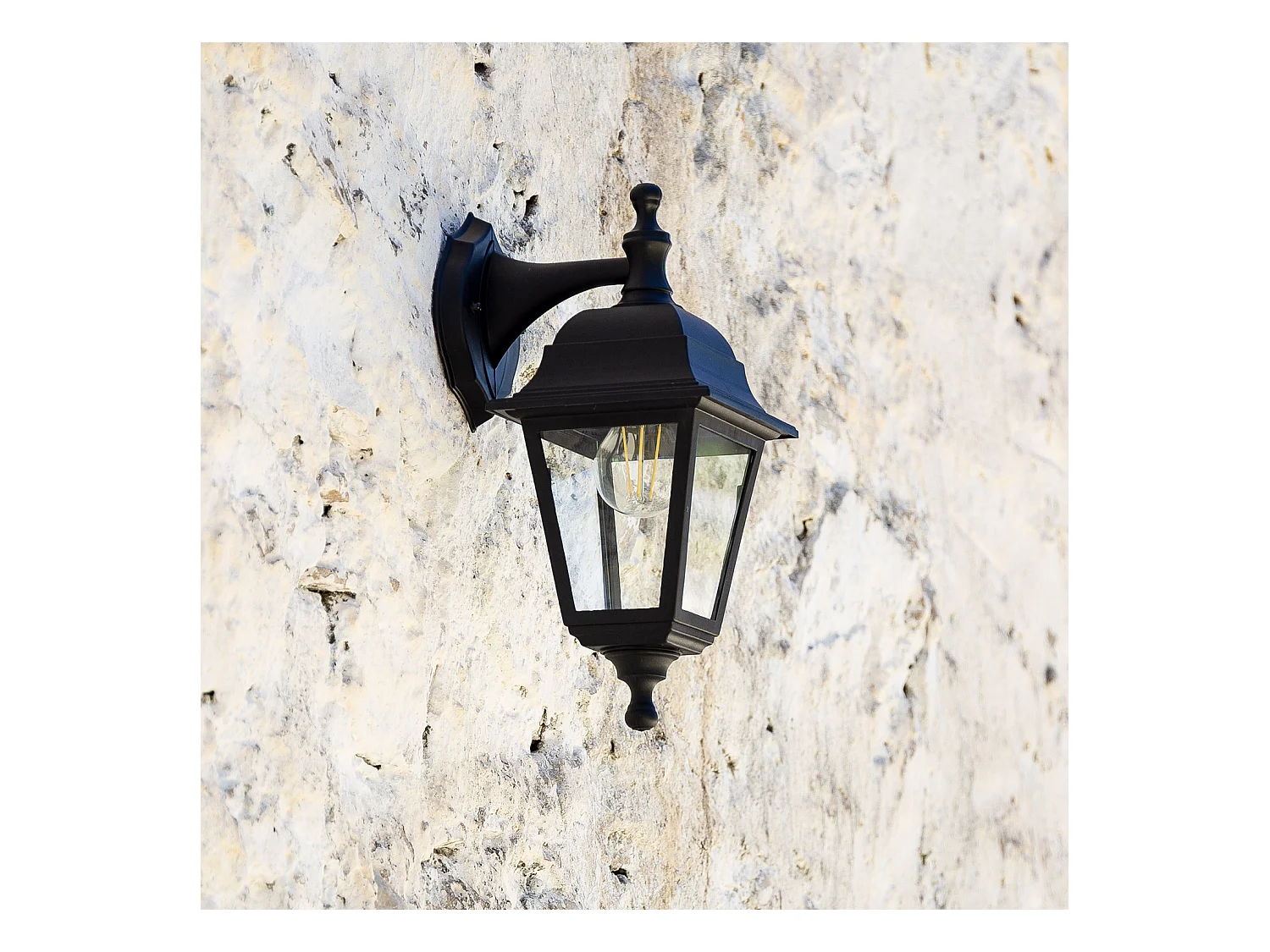 Lampe Murale Extérieure Mini Villa Noire Noir