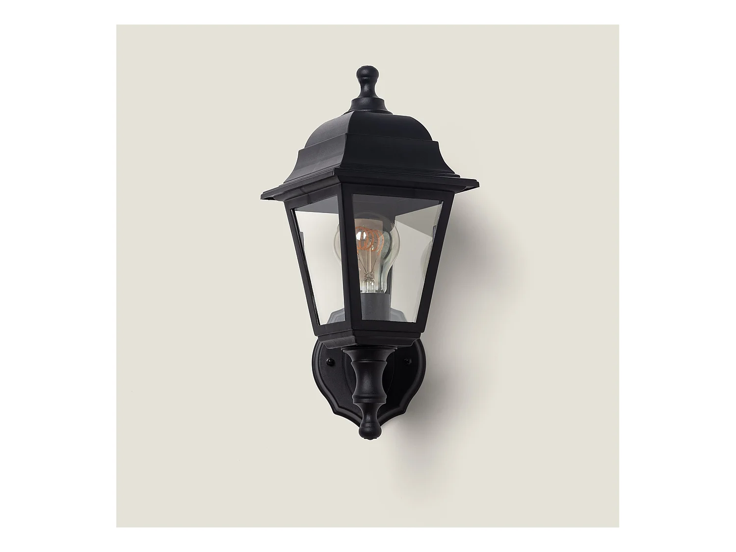 Lampe Murale Extérieure Mini Villa Noire Noir