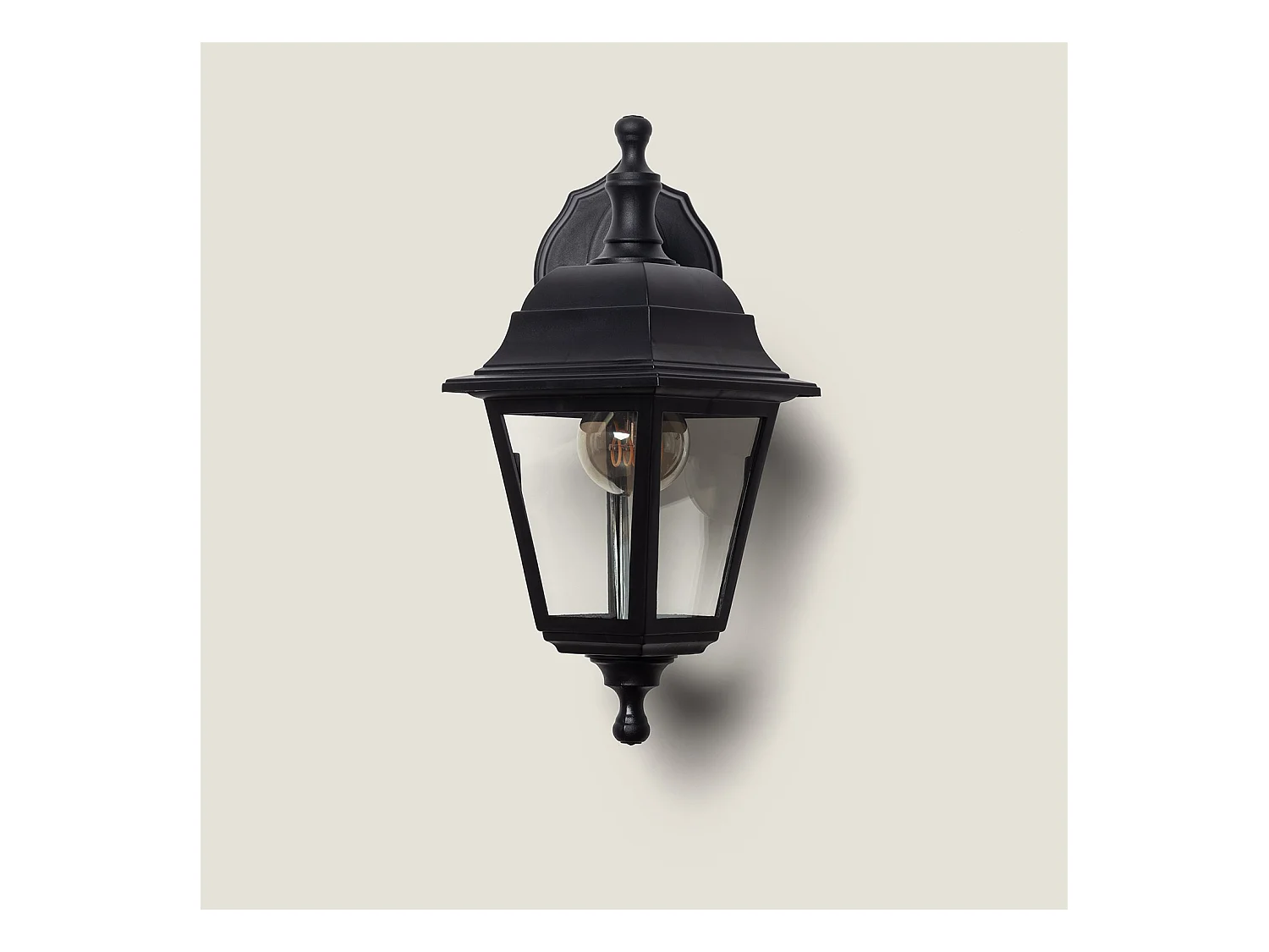 Lampe Murale Extérieure Mini Villa Noire Noir