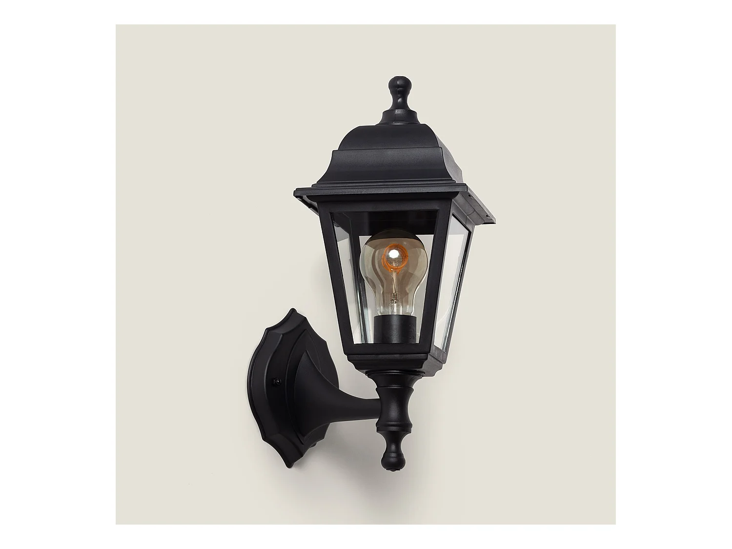 Lampada da Parete per Esterni Mini Villa Nero Nero