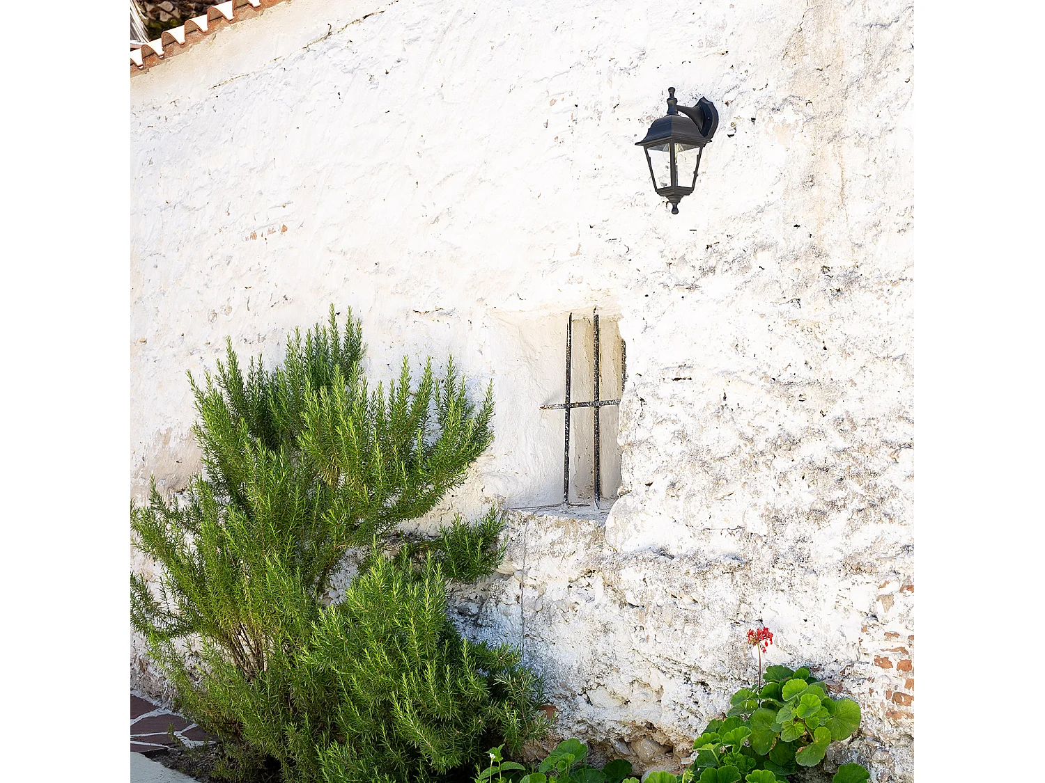 Lampada da Parete per Esterni Mini Villa Nero Nero