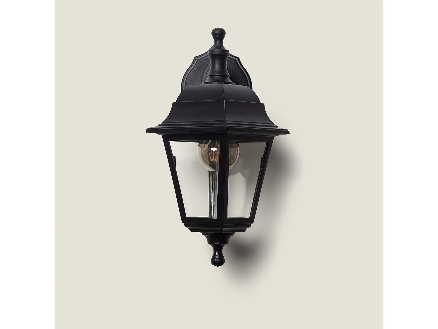 Lampada da Parete per Esterni Mini Villa Nero Nero