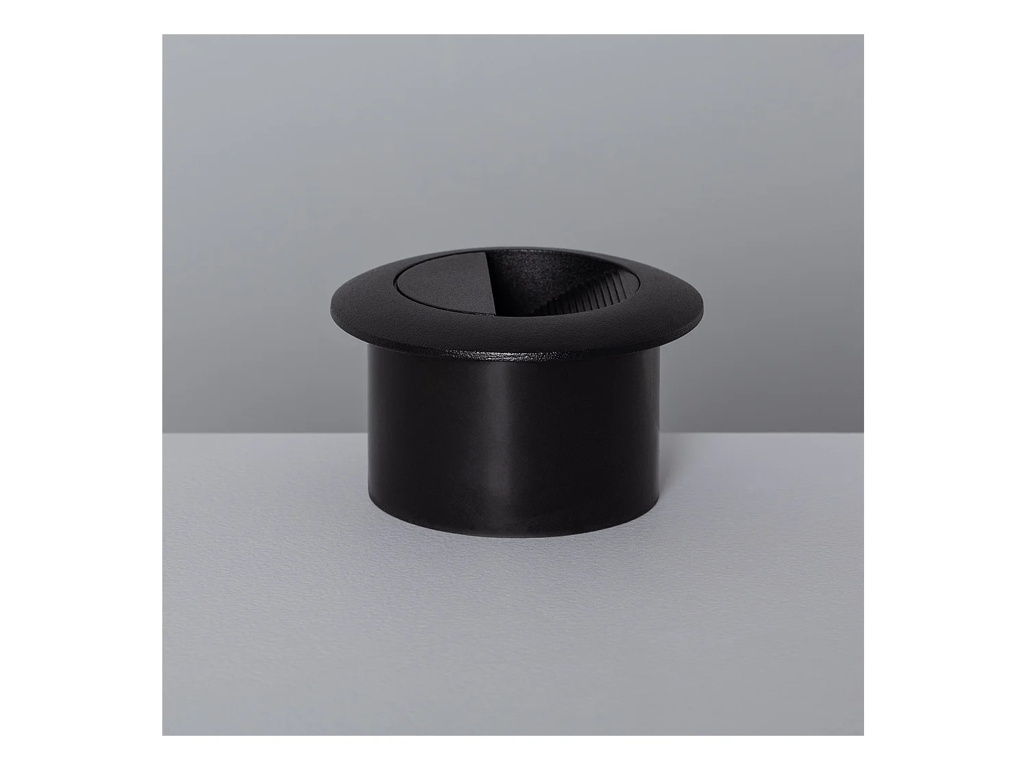 Balise LED Extérieure 3W Encastrable au Mur Ronde Olite Noire 4000K Blanc neutre