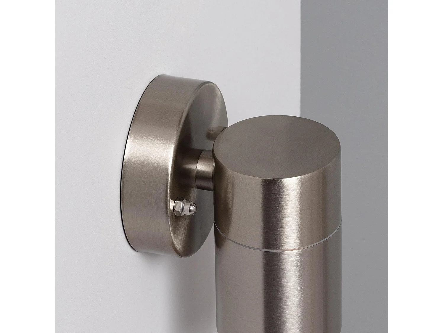 Applique Murale Extérieure Acier Inoxydable Satin  Argent