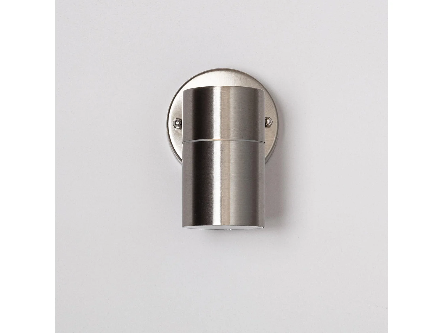 Applique Murale Extérieure Acier Inoxydable Satin  Argent