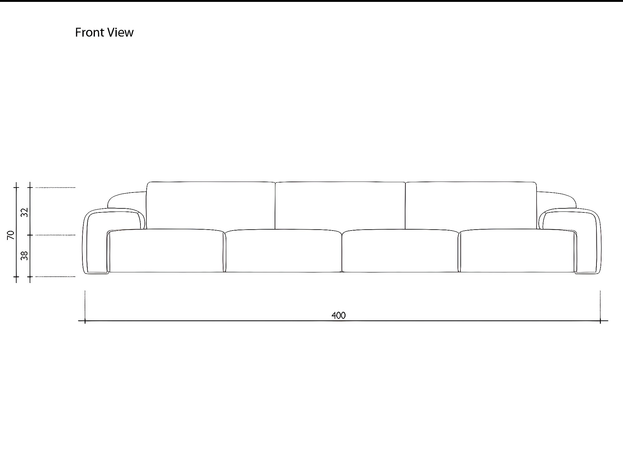 Sofa XXL 7plazas piel sintética gris respaldo blanco SICILE