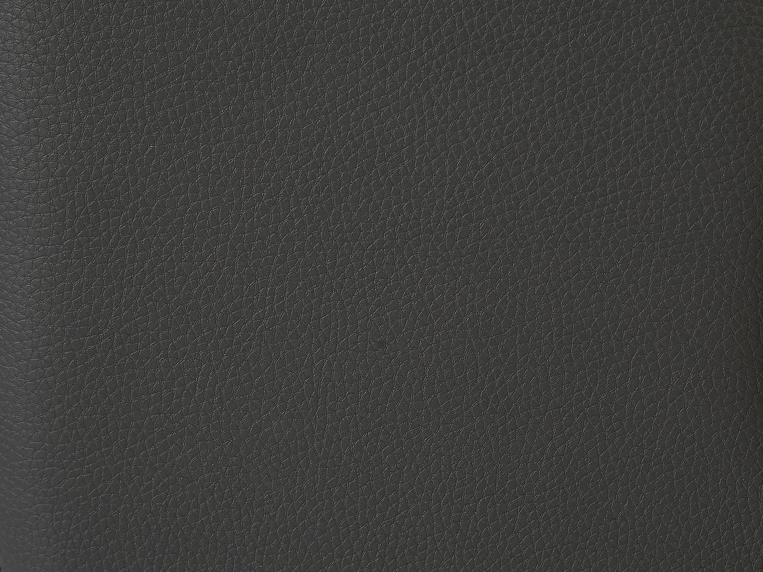 Canapé d'angle et pouf en cuir METROPOLITAN II - Noir - Angle droit