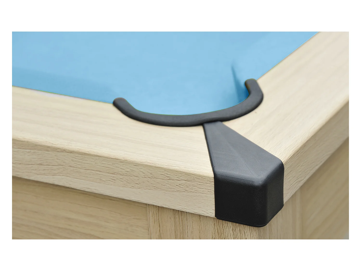 Multifunktionstisch Billard & Tischtennis - 213 x 112 x 81,5 cm - Blau - BALTHAZAR