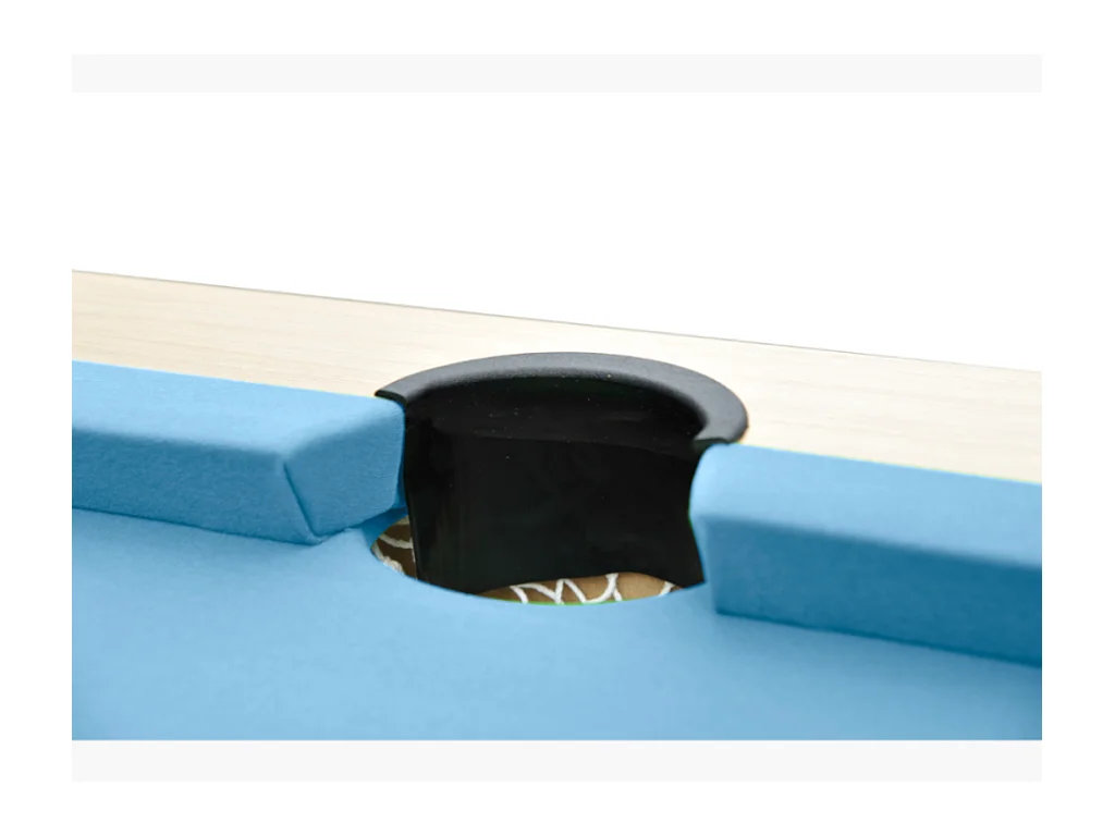 Multifunktionstisch Billard & Tischtennis - 213 x 112 x 81,5 cm - Blau - BALTHAZAR