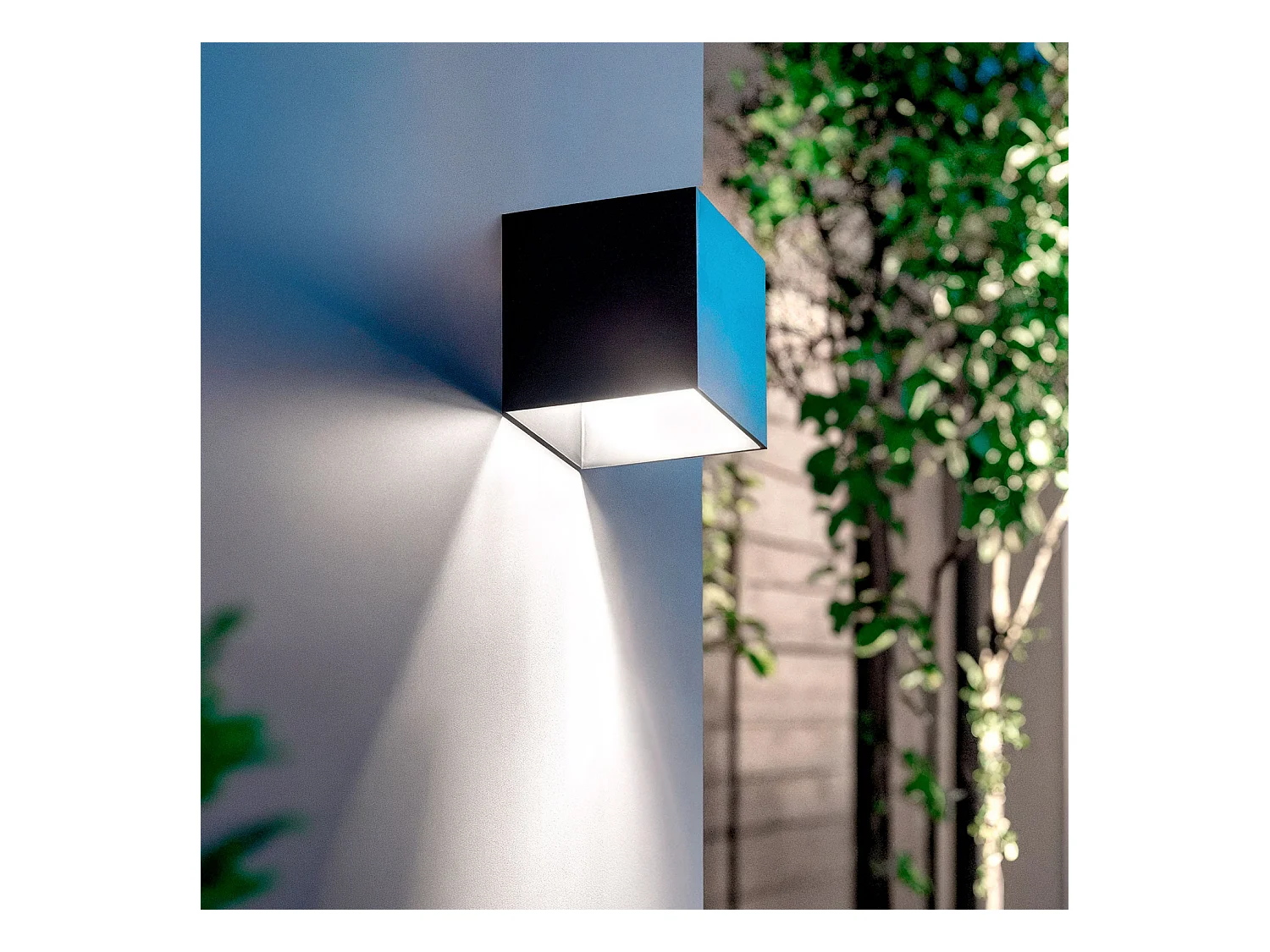 Applique Murale LED Extérieure Solaire Eros avec Détecteur de Mouvement Radar IP65 6000K Blanc froid