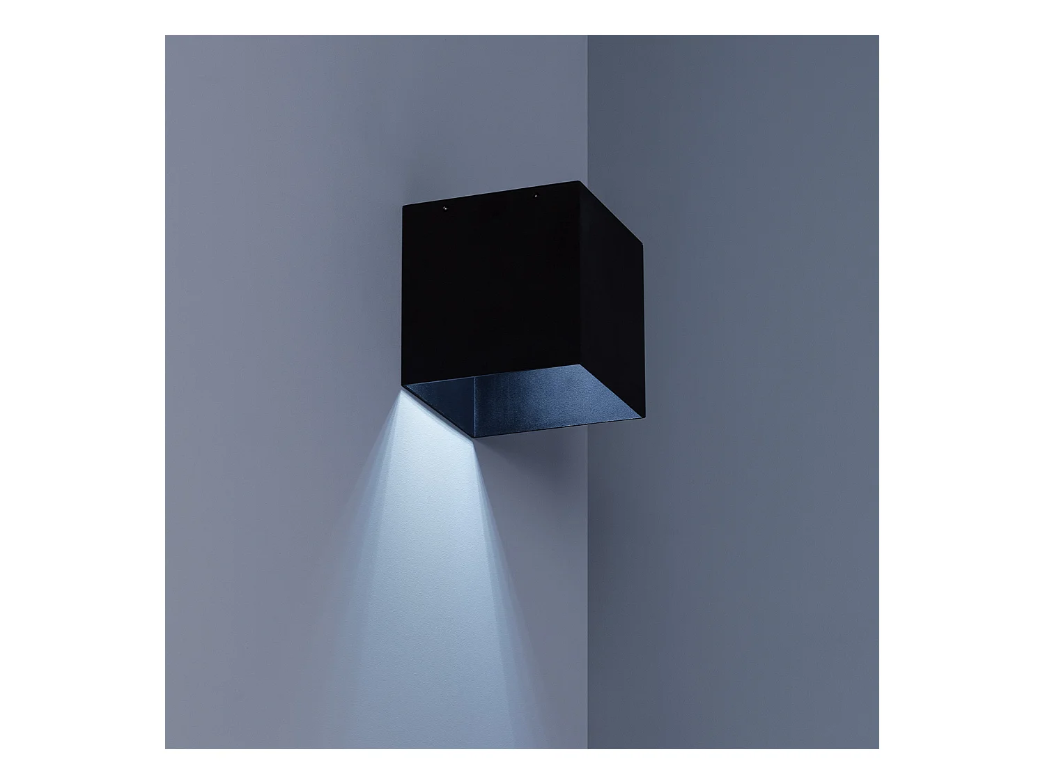 Applique Murale LED Extérieure Solaire Eros avec Détecteur de Mouvement Radar IP65 6000K Blanc froid