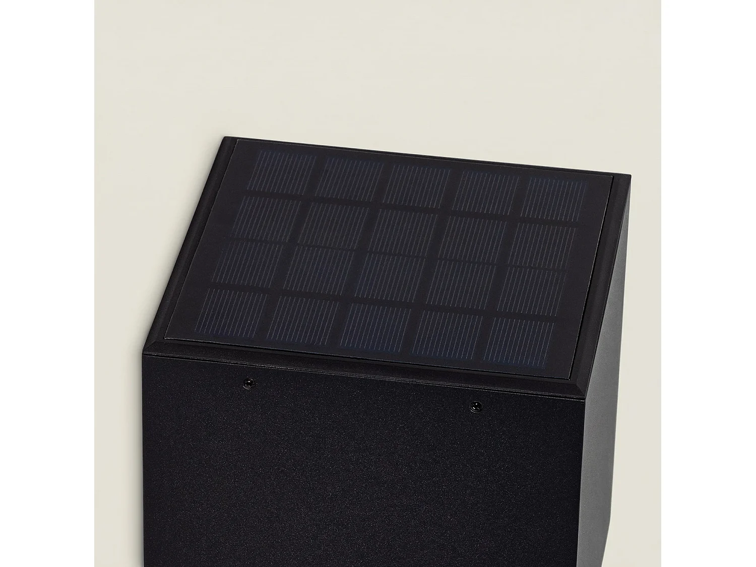 Applique Murale LED Extérieure Solaire Eros en Aluminium avec Détecteur de Mouvement Radar IP65 6000K Blanc froid
