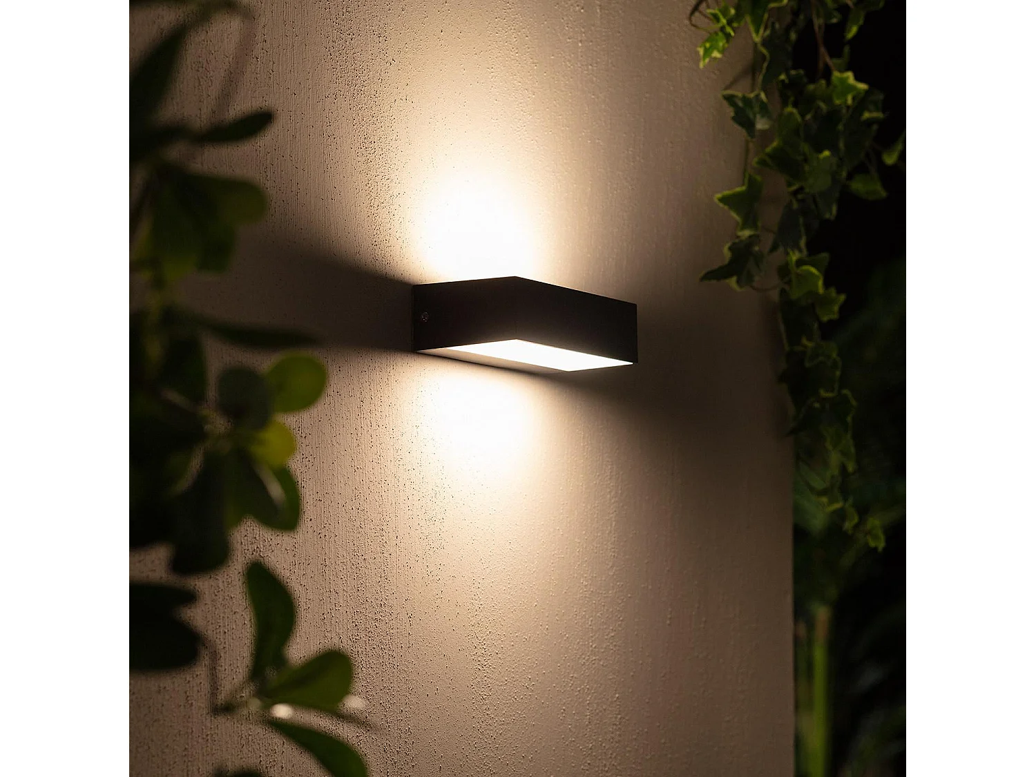 Applique da Parete Per Esterni LED 9W Illuminazione Doppia Luce Galeo 6000K Bianco Freddo