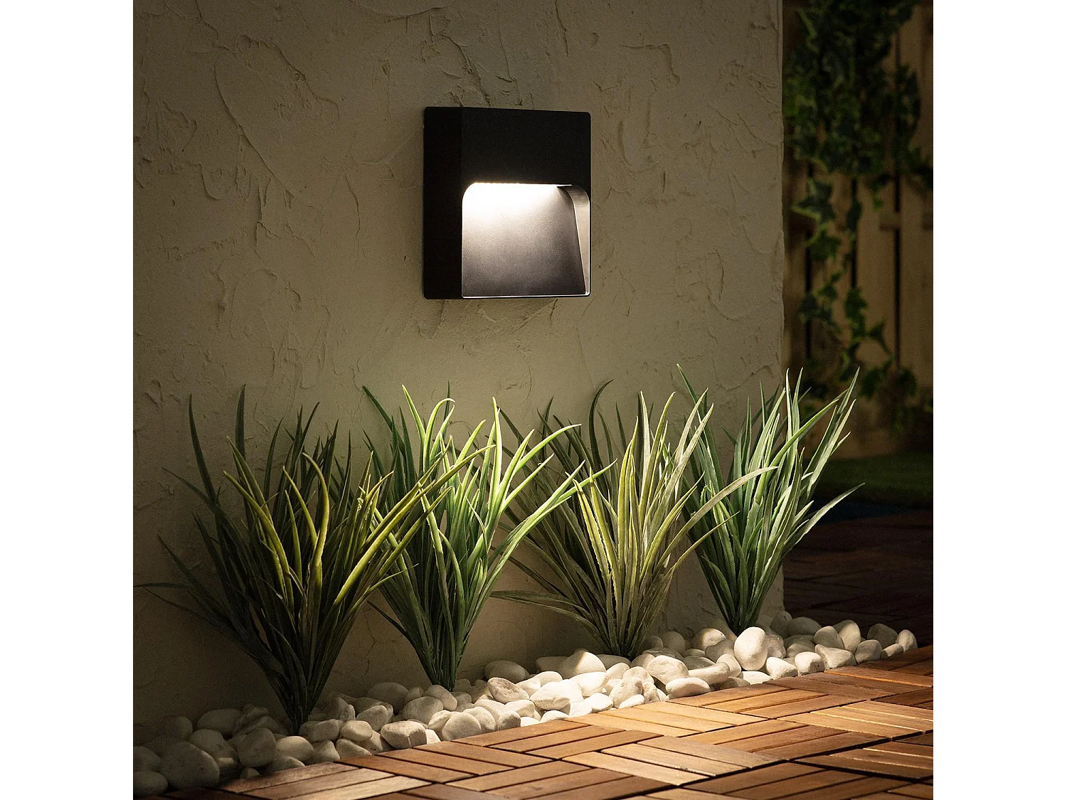 Balise LED Extérieure 6W en Saillie au Mur Arca  6000K Blanc froid