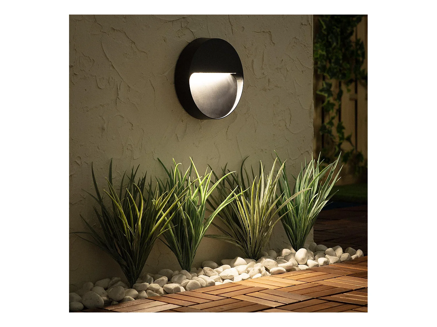 Balise LED Extérieure 6W en Saillie au Mur Febo  3000K Blanc chaud