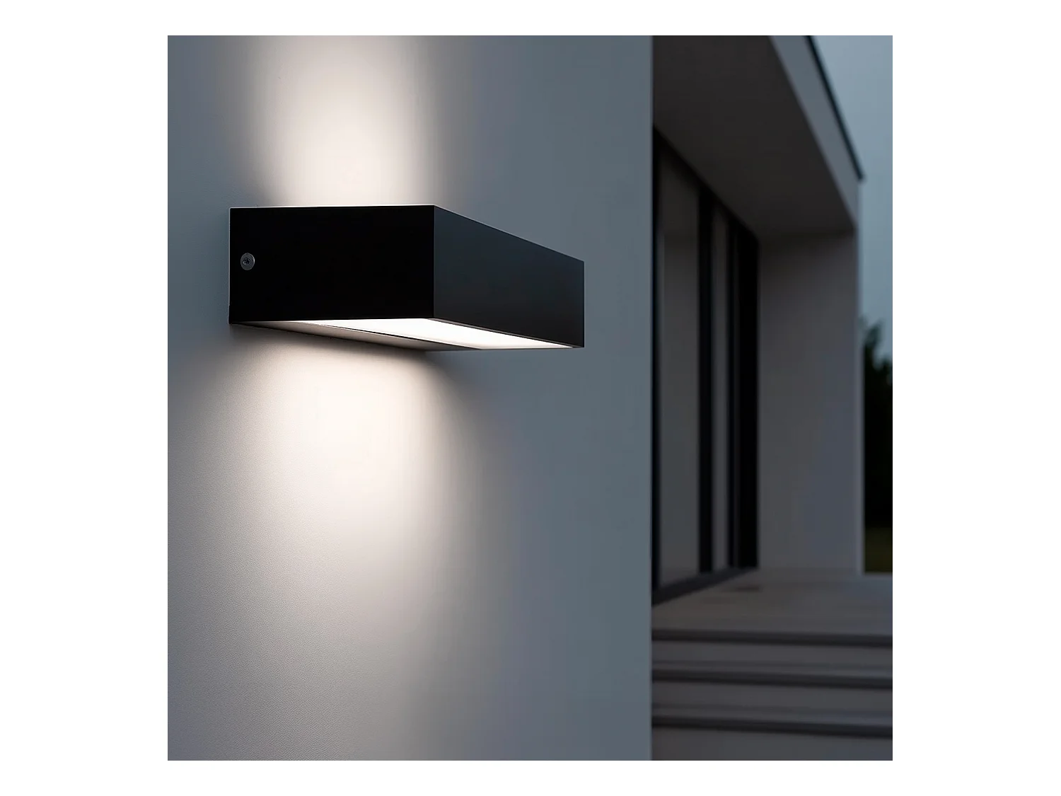 Applique da Parete Per Esterni LED 9W Illuminazione Doppia Luce Galeo 3000K Bianco Caldo