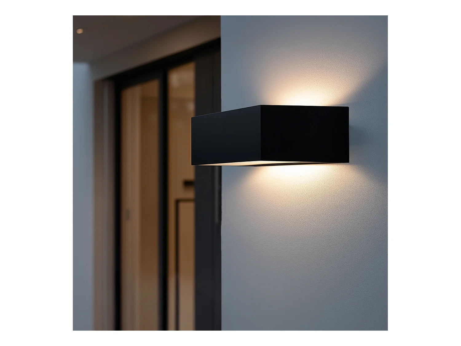 Applique da Parete Per Esterni LED 9W Illuminazione Doppia Luce Galeo 3000K Bianco Caldo