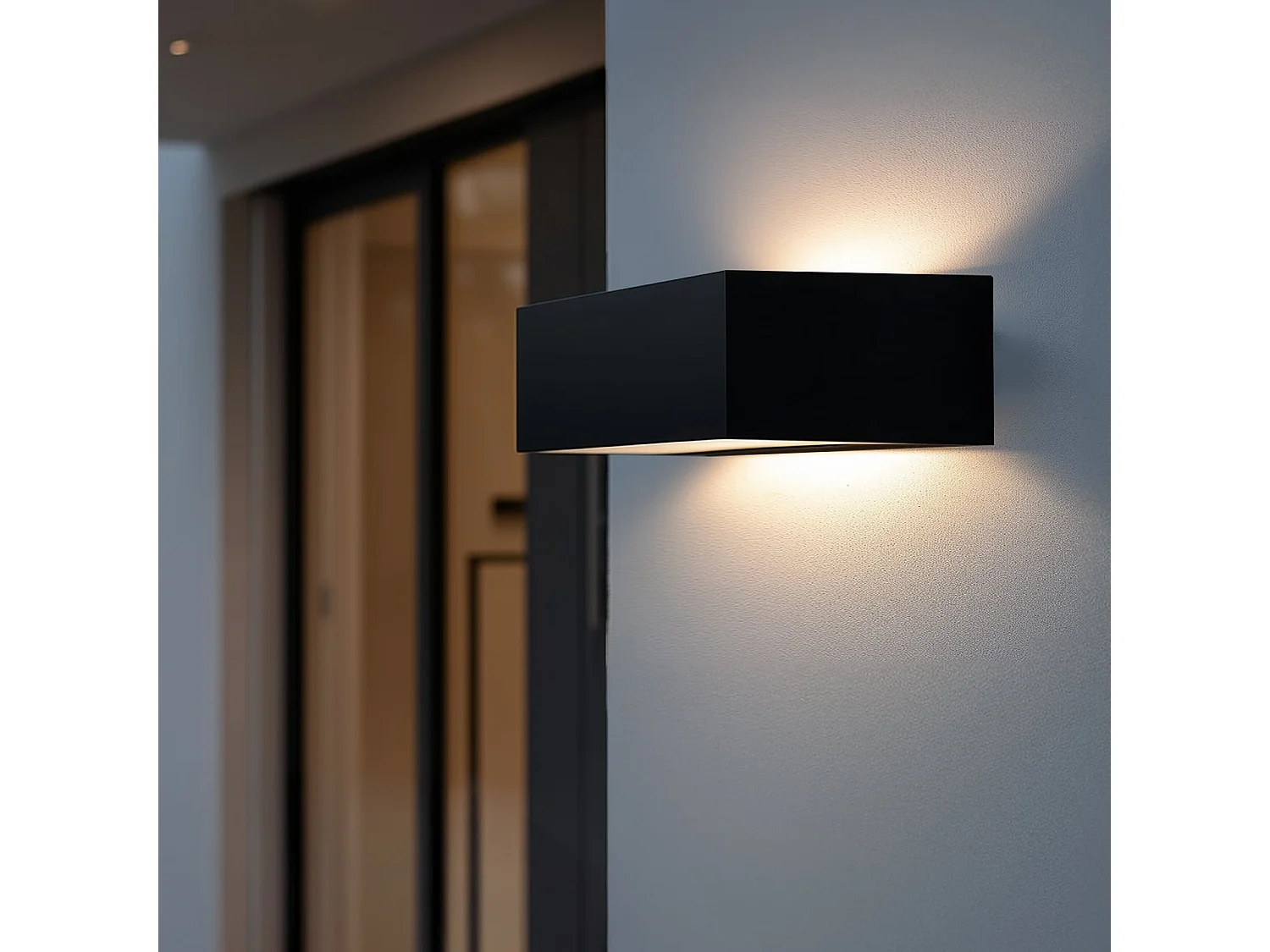 Applique Murale LED Extérieure Galeo IP65 9W Éclairage Double Face 3000K Blanc chaud