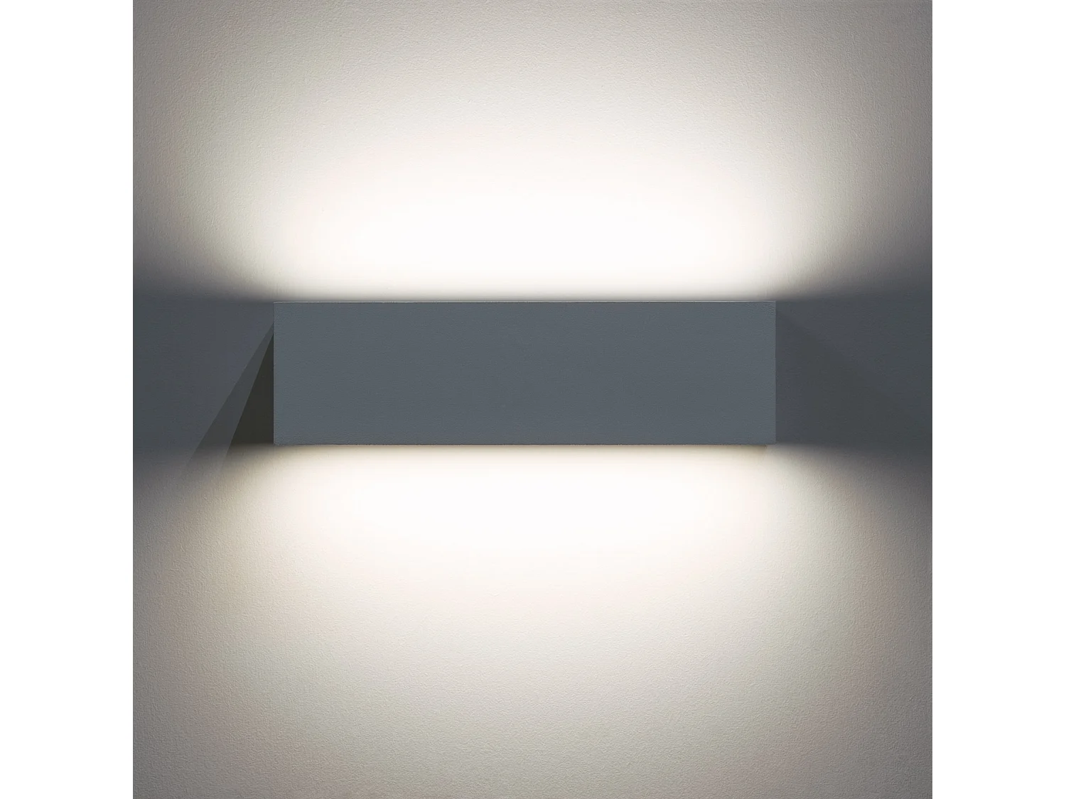 Applique Murale LED Extérieure Lena 10W Éclairage Double Face Rectangulaire Blanche 4000K Blanc neutre