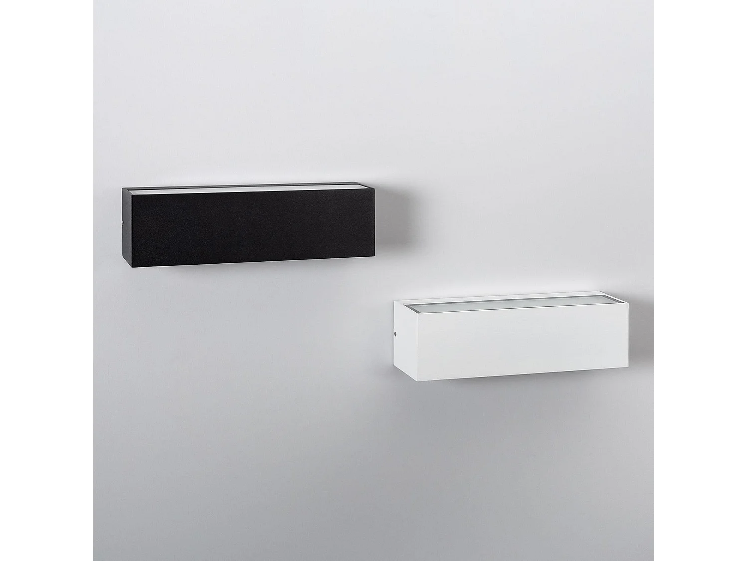 Applique Murale LED Extérieure Lena 10W Éclairage Double Face Rectangulaire Blanche 4000K Blanc neutre