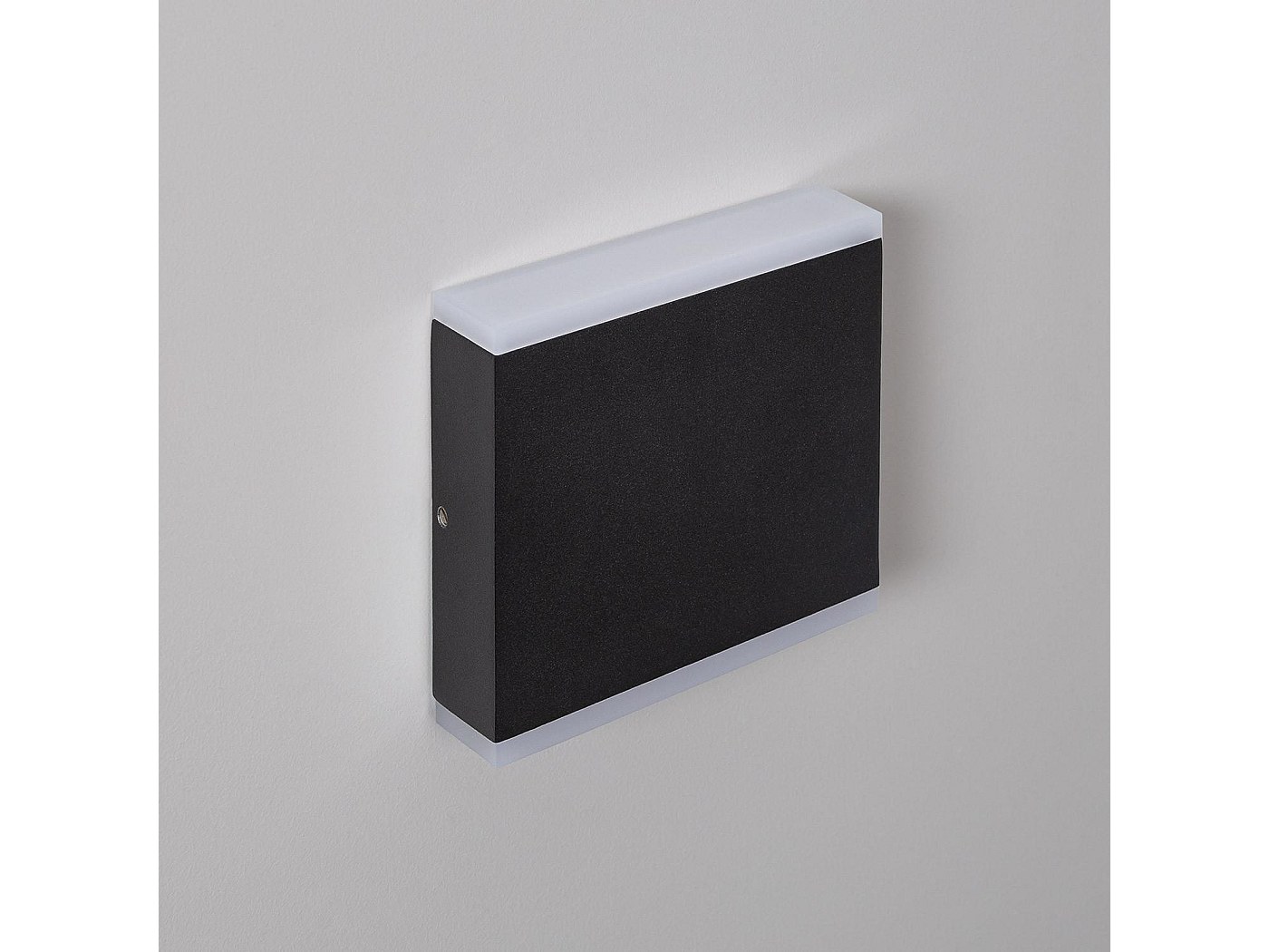 Balise Extérieure Murale LED Encastrable 3W Carrée Ellis Blanche Blanc Chaud 2700k 90844686