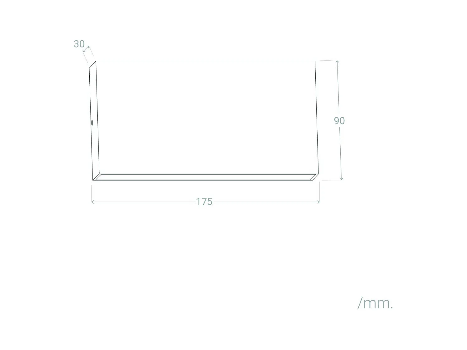 Applique da Parete per Esterno LED 10W Doppia Luce Rettangolare Nero Einar 4000K Bianco Naturale