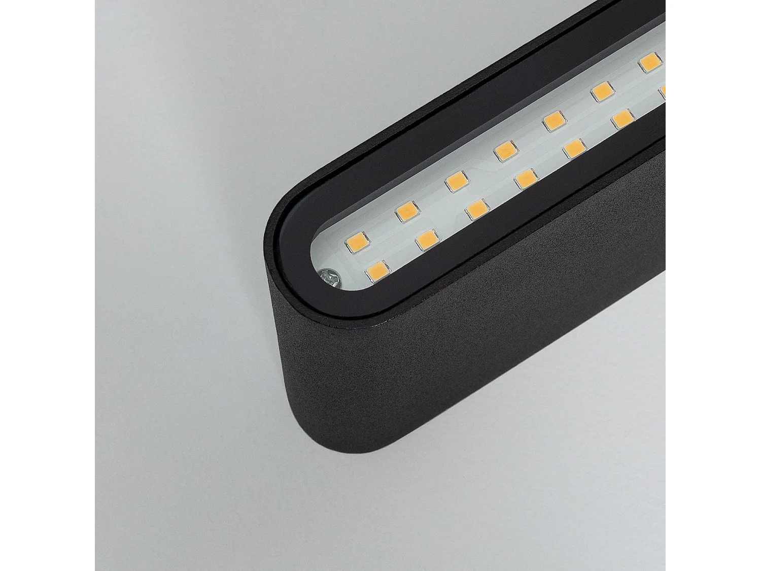 Aplique de Pared Exterior LED 12W Iluminación Doble Cara Rectangular Negro Luming 4000K Blanco Neutro