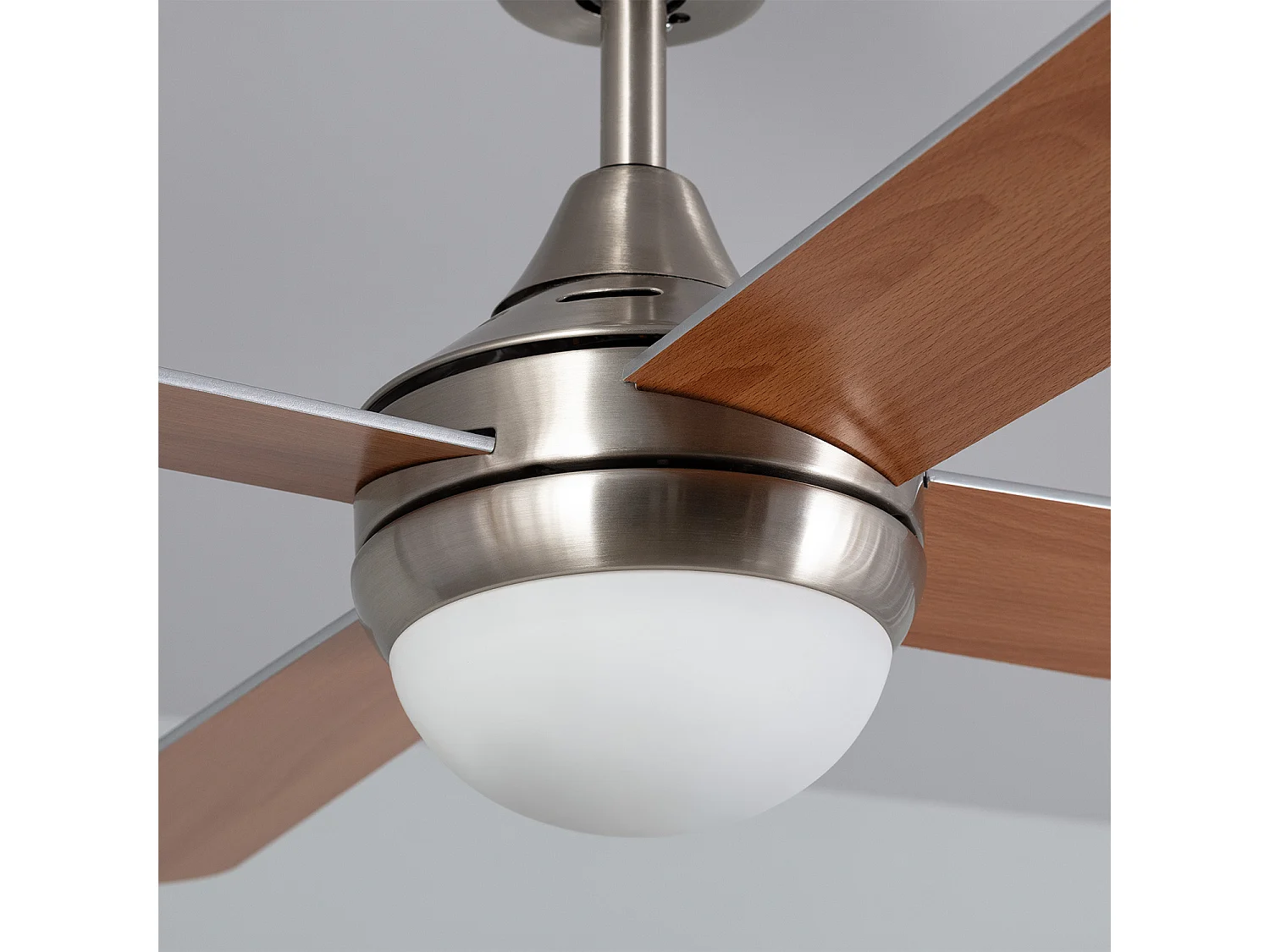 Ventilateur de Plafond Navy Bois 110cm Naturel  , , Wifi: False