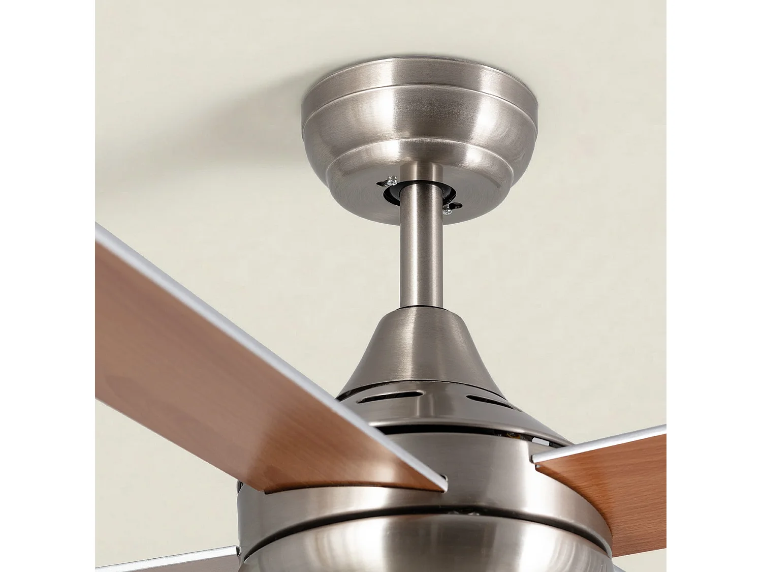 Ventilateur de Plafond Navy Bois 110cm Naturel  , , Wifi: False