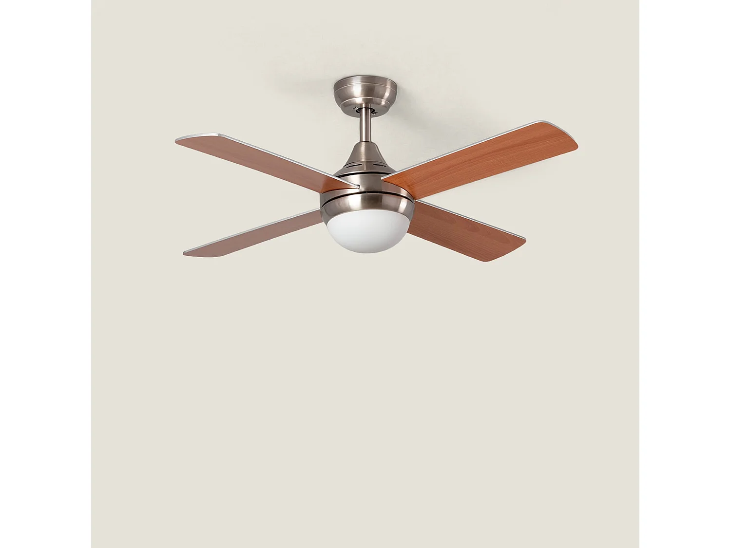 Ventilateur de Plafond Navy Bois 110cm Naturel  , , Wifi: False